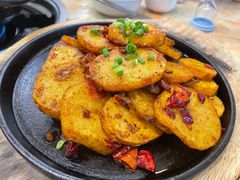 铁板土豆片-李师傅脆肚(梅林店)