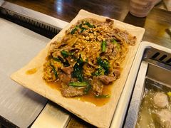 湿炒牛河-印象三宝潮汕鲜牛肉火锅烤肉(友谊阳光城店)
