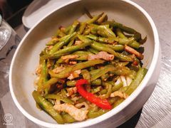豆角丝炒肉拌转百刀-日上三甘(三里屯店)