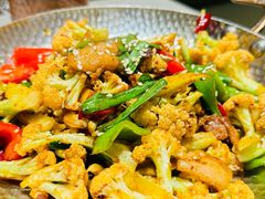 干锅有机花菜（经典开胃下饭菜）-姑苏家宴·苏帮菜·松鼠桂鱼(苏州总店)