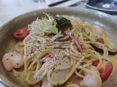 冰岛大虾球蟹棒意大利面-西语·炭烧牛排(卓越中寰店)