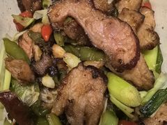 青蒜炒腊肉-京城小江南·北京烤鸭·江南土菜·白鱼(中关村店)