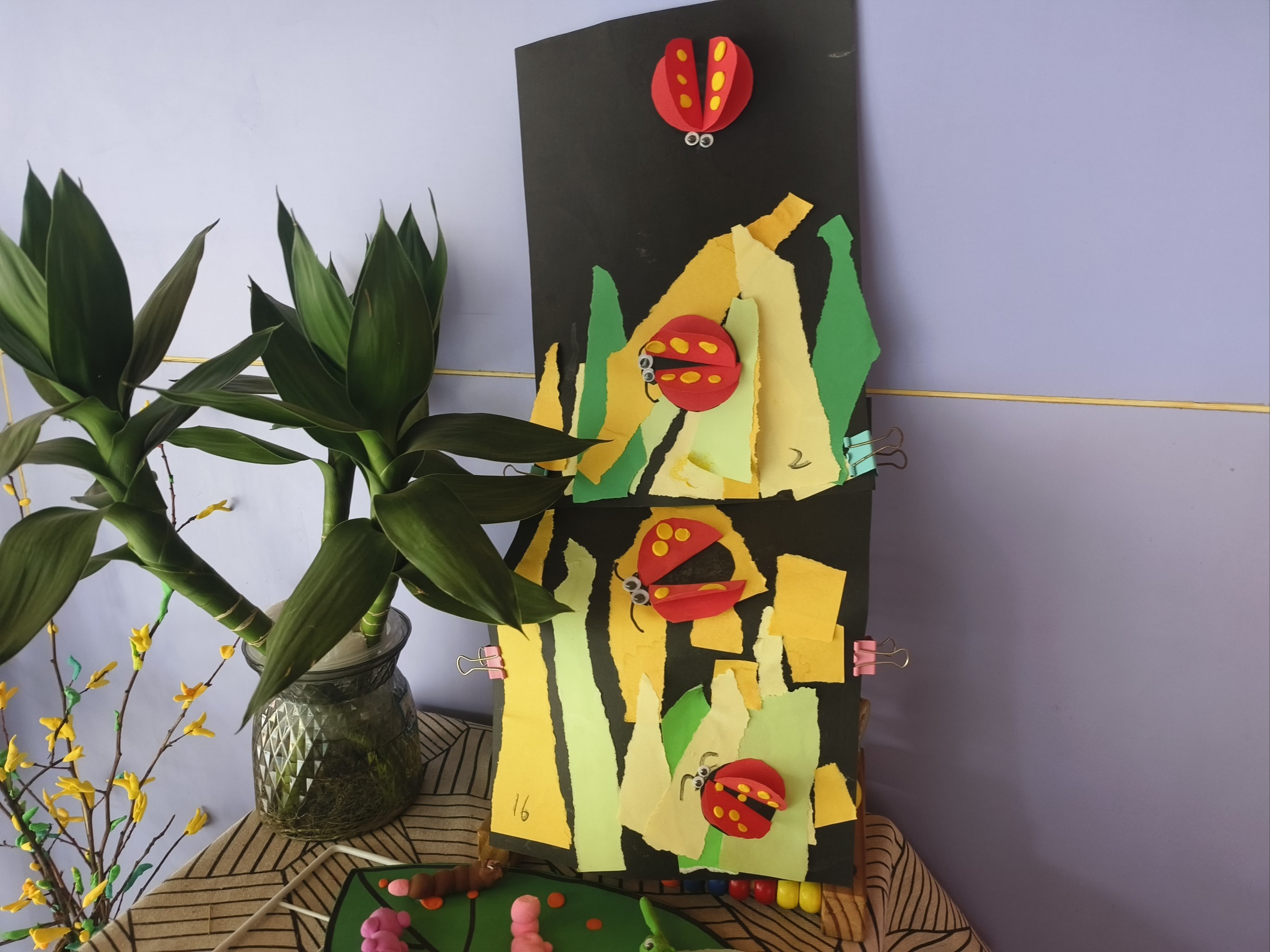 立夏,手工小瓢虫