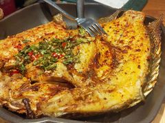 香茅草烤罗非鱼-云海肴·汽锅鸡·云南菜(天山百盛优客店)
