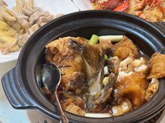 啫啫龍躉翅煲-玛宝鲜海鲜酒家
