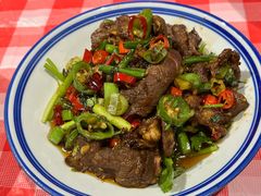 爆炒雪花牛腱肉-荆九爷爆炒桥头三嫩(浙大店)