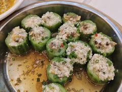 花甲肉蒸海南丝瓜-东江渔村·古典园林·30年粤菜老字号(太和店)