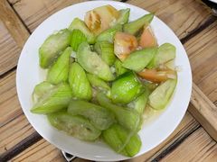 丝瓜西红柿-夏家大锅台炖鱼馆