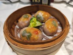 黄椒酱鲜虾钓鱿水晶饺-银灯食府(丽丰国际中心店)