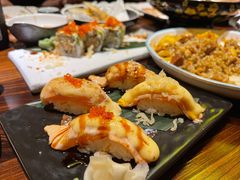 火炙三文鱼寿司四味-鸟鹏烧鸟居酒屋(熙龙湾店)