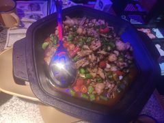 炭烧牛蛙平锅紫苏味-蘭奢雅集·江浙菜(青山江滩店)