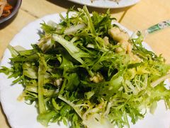 桃仁拌苦菊-新疆哈利德餐厅(紫薇都市店)