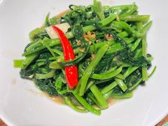 秘制虾酱炒空心菜-帕蓝·暹罗料理(曲阳店)
