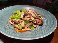 云腿炒美味牛肝菌-花菇朵·云山雀 ll 野生菌锅·野果酸汤·精品滇菜(万柳店)