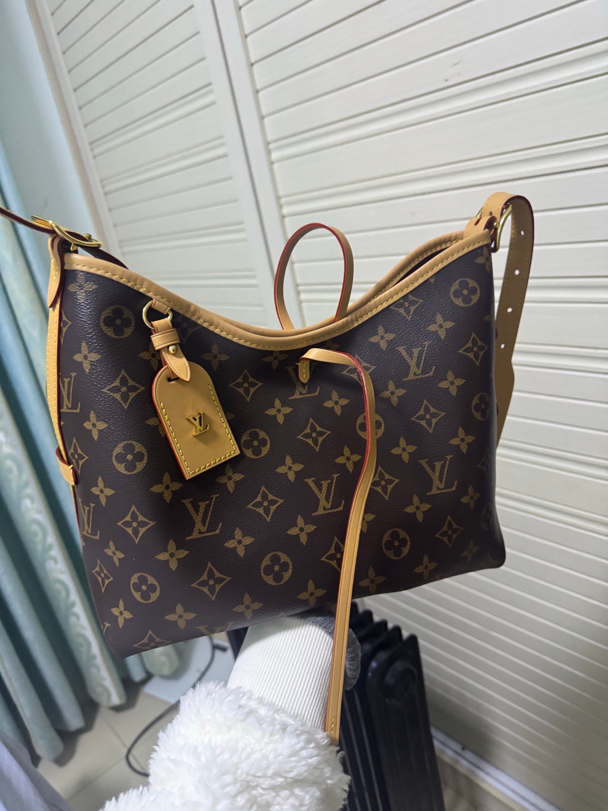 lv carryall真的一眼万年,老花包包