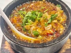石锅焗脑花-新蜀会四川豆花(五羊店)