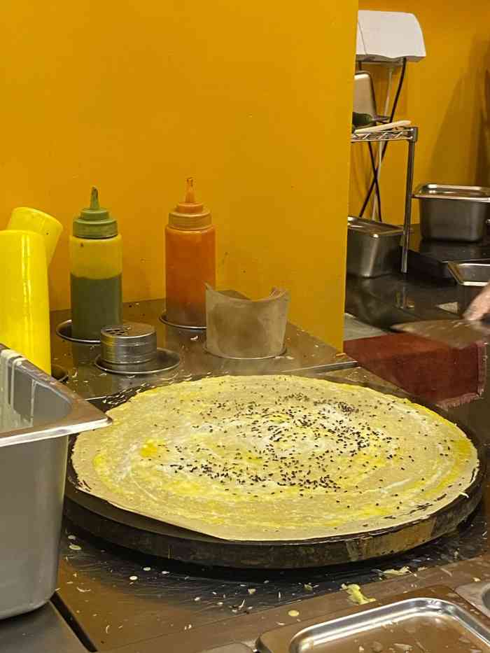 弹个饼·煎饼果子研究所-"[调皮]按照推荐点的千岛酱藤椒鸡腿排煎饼.