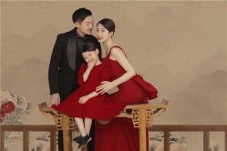 -时光纪亲子全家福照相馆(静安店母女写真父母纪念照)