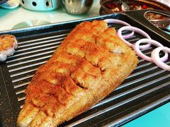 烤蝶鱼身-锦色烤鸭·本地菜(学院路店)
