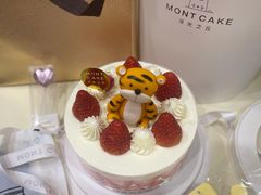 老虎草莓蛋糕-浮光之丘MontCake生日蛋糕(花牌坊店)