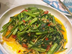 酸笋炒空心菜-浩海火烧云傣家菜(蓝港店)