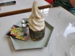 茉莉花冰淇淋-茶是一枝花泡茶店