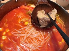 肥牛炼番茄米线-火山屋台(新街口店)