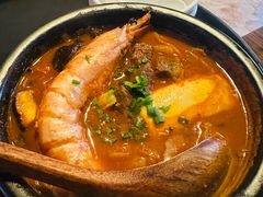 海鲜豆腐汤-炼火烤肉店