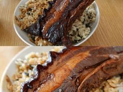老板娘店的走油肉赞-谈灵农家柴爿菜饭