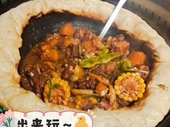 特色排骨烀饼锅-灶座小锅烀饼•铁锅炖(船营店)