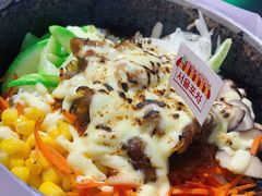 拉丝奶酪肥牛石锅拌饭-Meet Sun韩式大排档(五一广场7MALL店)