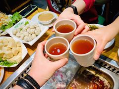 现熬酸梅汤-草原塞蛮羊火锅城(港湾店)