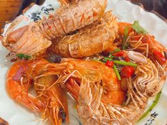 椒盐双拼虾-九层海鲜塔(市南店)