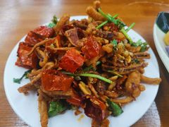 干煸鱿鱼-87号烧烤海鲜·大排档(金沙滩店)