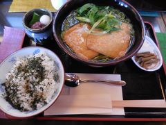 茶蕎麦セット-中村藤吉(本店)