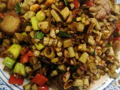 酸豆角炒腊肉-新新湘菜馆(新中街二条店)