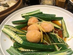 秋葵虾丸-韩记海鲜饺子旗舰店(红海新区店)
