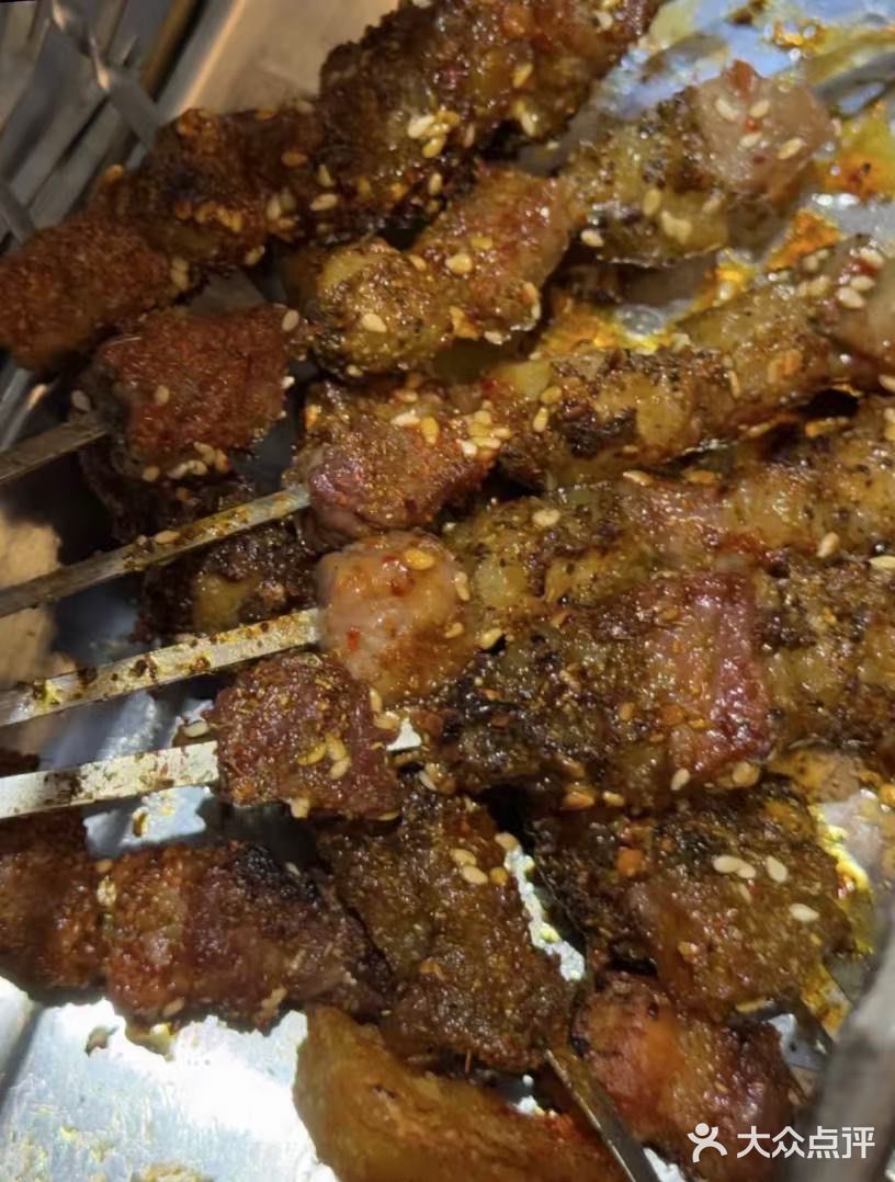 烤肉串的诱惑味道