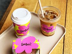 杏桃花蜂蜜拿铁-Seesaw Coffee(朝阳大悦城店)