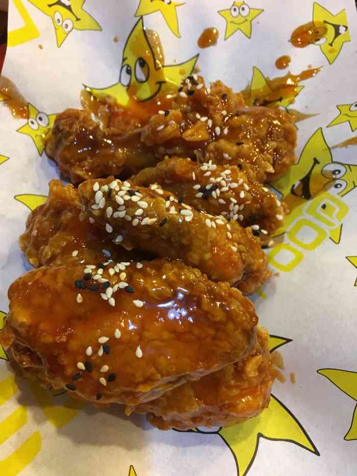 明洞韩式炸鸡(高升桥店)-"「原味拼甜辣炸鸡大份」这个还好,甜辣酱没.