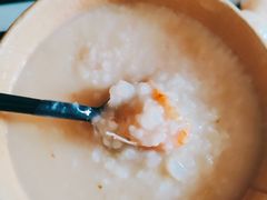 鲜虾干贝粥-蟹蟹潮汕砂锅粥(食八方美食城店)