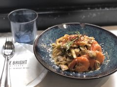 芝士蘑菇鲜虾意大利面-BE BRIGHT KITCHEN(正佳广场店)