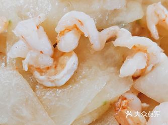 3.23 天气晴。 微风。 做了一道冬瓜虾仁。入口鲜