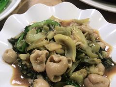 酸菜炒大肠-苏记农家菜馆
