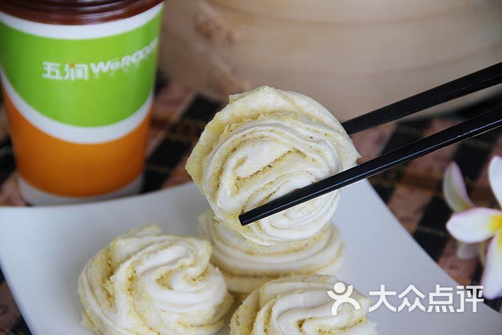 五润中式早餐连锁椰丝卷图片-北京快餐简餐-大众点评网