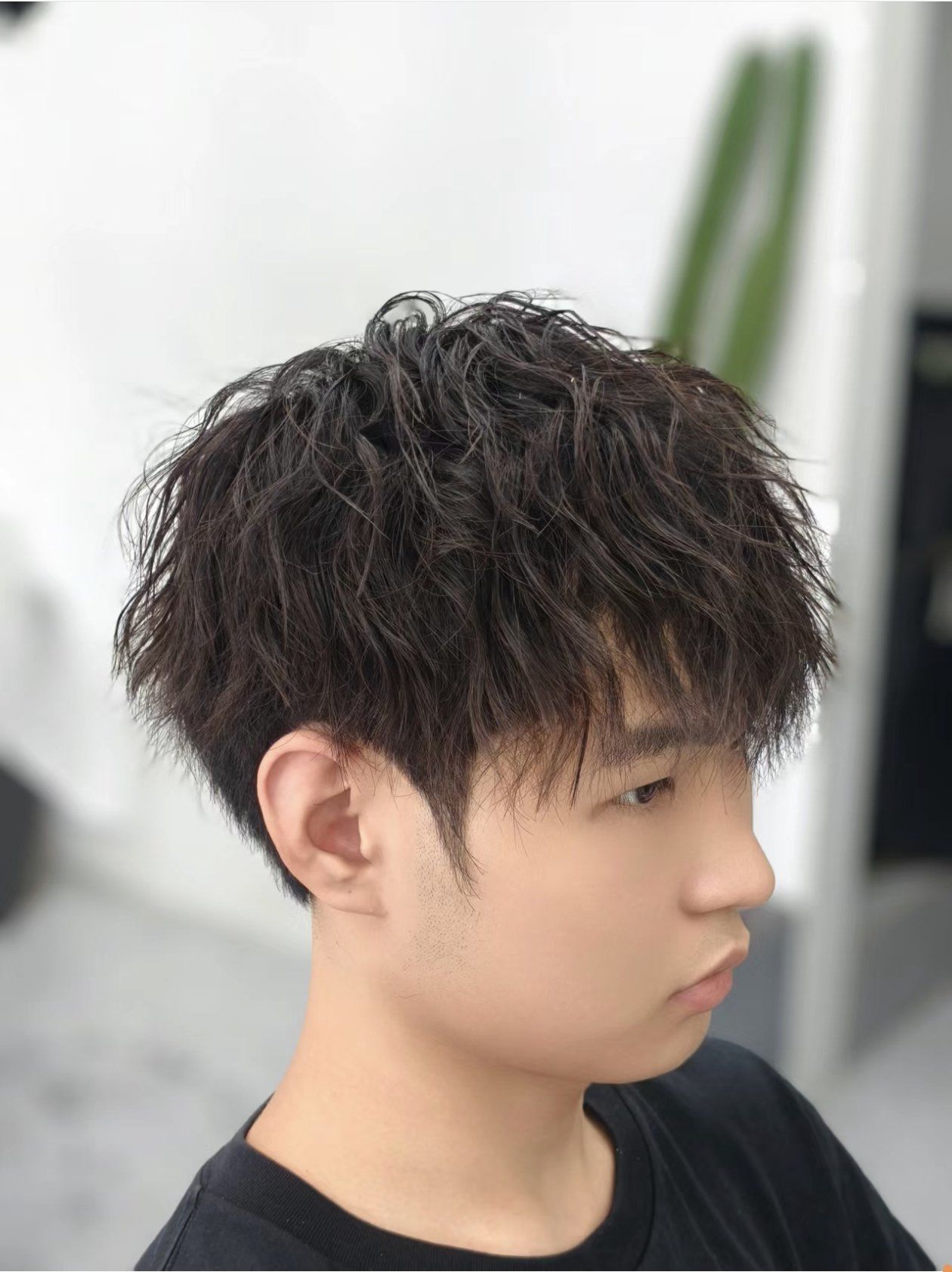 适合发量少的男生发型#烫发#潮流发型