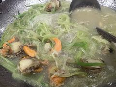 扇贝萝卜丝锅仔-大眼锅贴水饺(河东店)