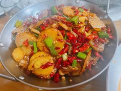 干锅土豆片-永州体苑血鸭店(第一分店)