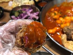 必点炸鸡翅配年糕-HOTISLAND海鸡岛·韩国料理(江南西店)