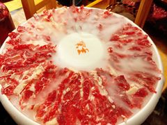雪花牛肉-手选潮汕鲜活牛肉火锅(二七广场店)